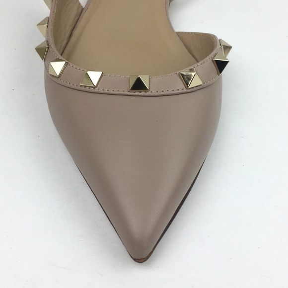VALENTINO Rockstud Slingback Ballerina Fla… - Picture 11 of 14